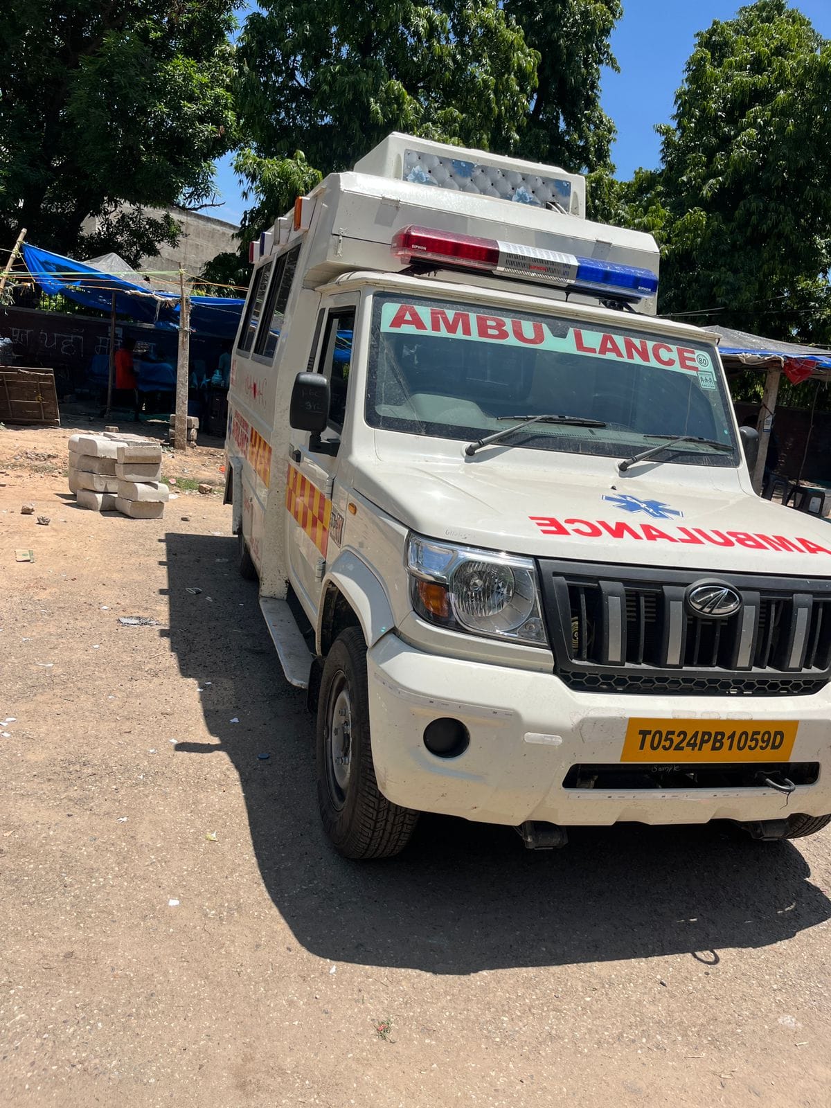 Mahindra Bolero advanced life support ambulance